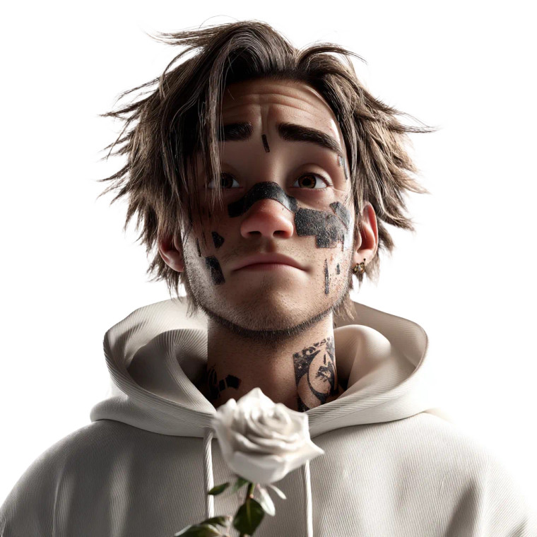 Stylized Cartoon Portrait Vinyl Car Decal Sticker – Waterproof & UV-Resistant 8"