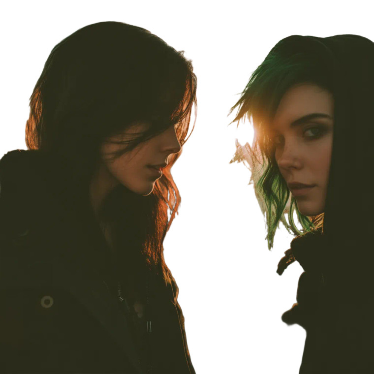 Urban Rooftop Sunset Vinyl Car Decal Sticker – Waterproof & UV-Resistant 8"