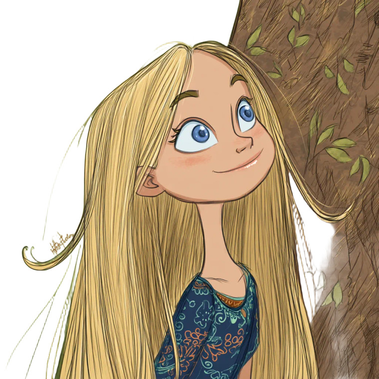 Hippie Girl Vinyl Car Decal Sticker – Waterproof & UV-Resistant 8"