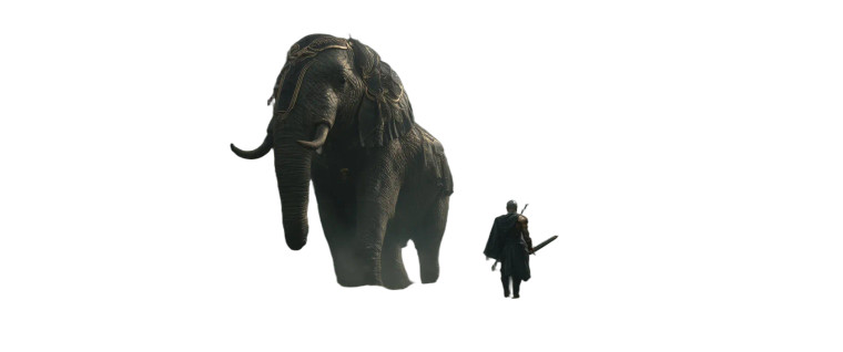 Fantasy War Elephant Vinyl Car Decal Sticker – Waterproof & UV-Resistant 8"