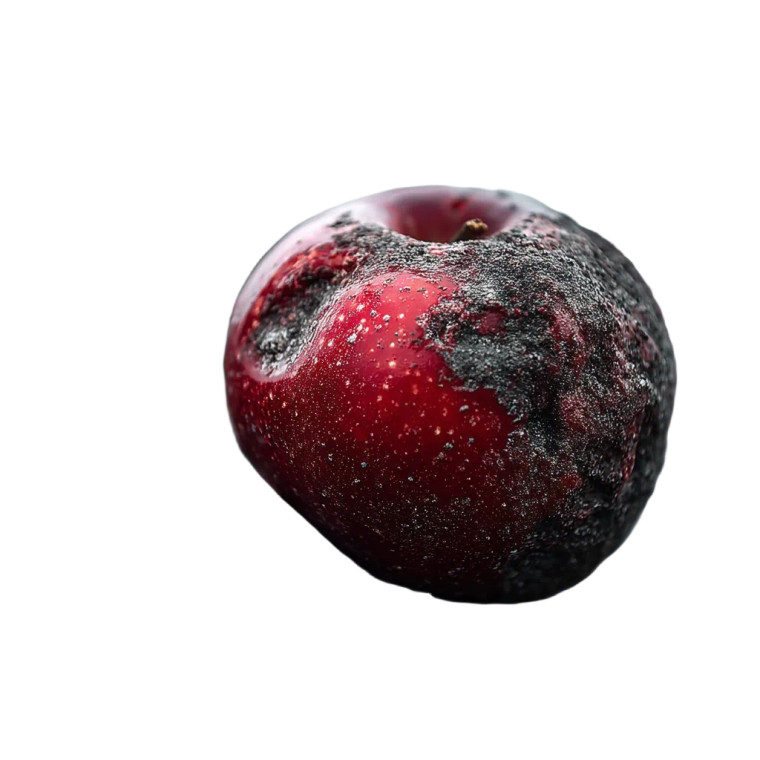 Rotten Apple Vinyl Car Decal Sticker – Waterproof & UV-Resistant 8"