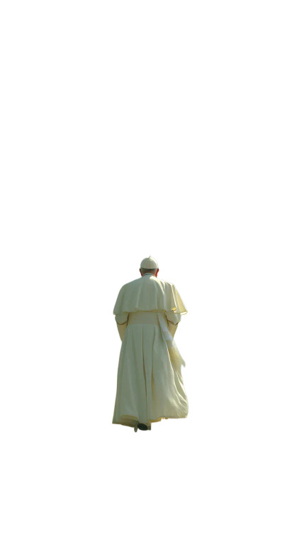 Pope'S Heavenly Ascent V2 Vinyl Car Decal Sticker – Waterproof & UV-Resistant 8"