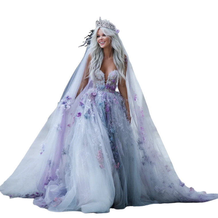 Bridal Fashion Portrait Vinyl Car Decal Sticker – Waterproof & UV-Resistant 8"