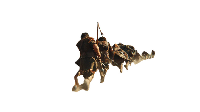 Ancient Warriors Charge Vinyl Car Decal Sticker – Waterproof & UV-Resistant 8"