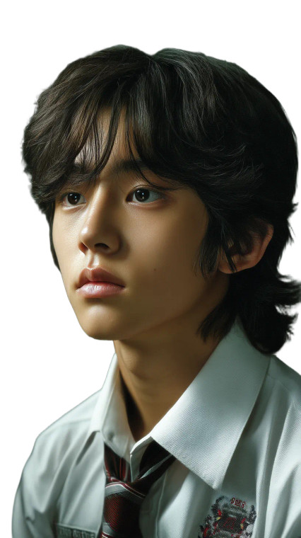 Korean Young Man V2 Vinyl Car Decal Sticker – Waterproof & UV-Resistant 8"