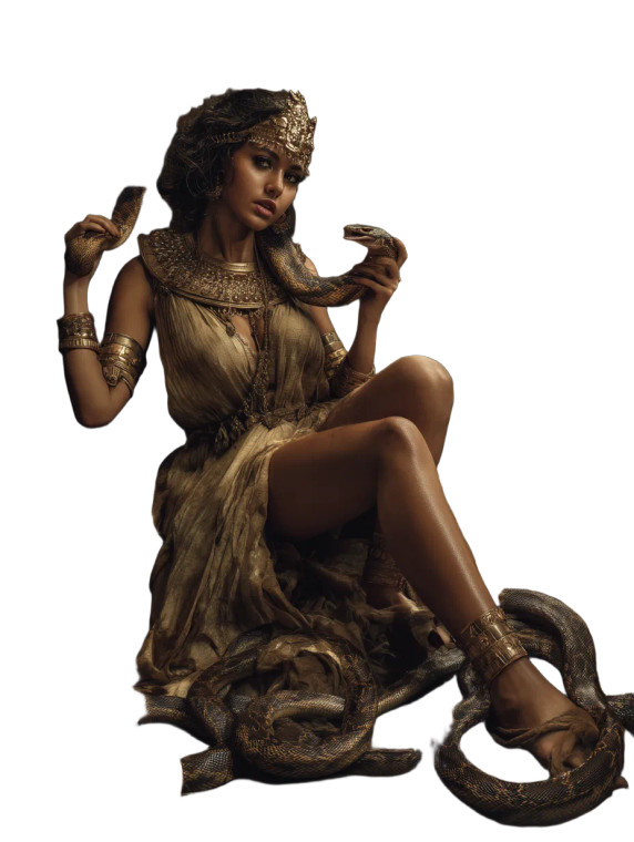 Egyptian Princess Queen Vinyl Car Decal Sticker – Waterproof & UV-Resistant 8"