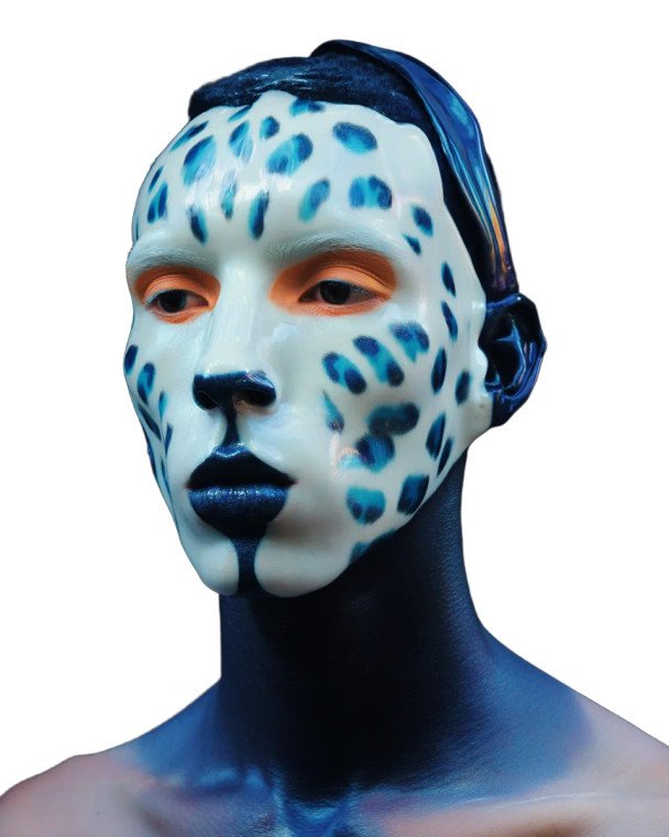 Porcelain Leopard Man Vinyl Car Decal Sticker – Waterproof & UV-Resistant 8"
