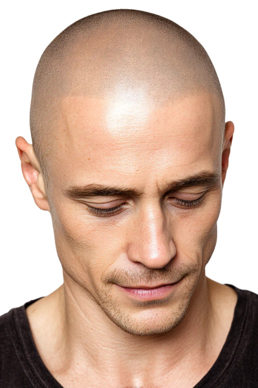 Attractive Shaved Man Vinyl Car Decal Sticker – Waterproof & UV-Resistant 8"