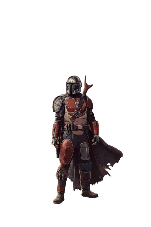 Mandalorian Posters Vinyl Car Decal Sticker – Waterproof & UV-Resistant 8"