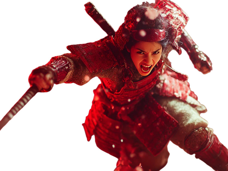 Fierce Samurai Warrior V10 Vinyl Car Decal Sticker – Waterproof & UV-Resistant 8"