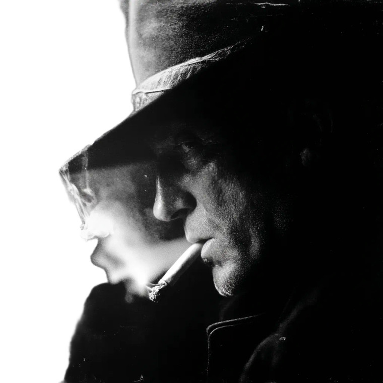 Mysterious Cowboy Portrait Vinyl Car Decal Sticker – Waterproof & UV-Resistant 8"