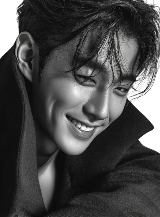 Korean Actor Smile Vinyl Car Decal Sticker – Waterproof & UV-Resistant 8"