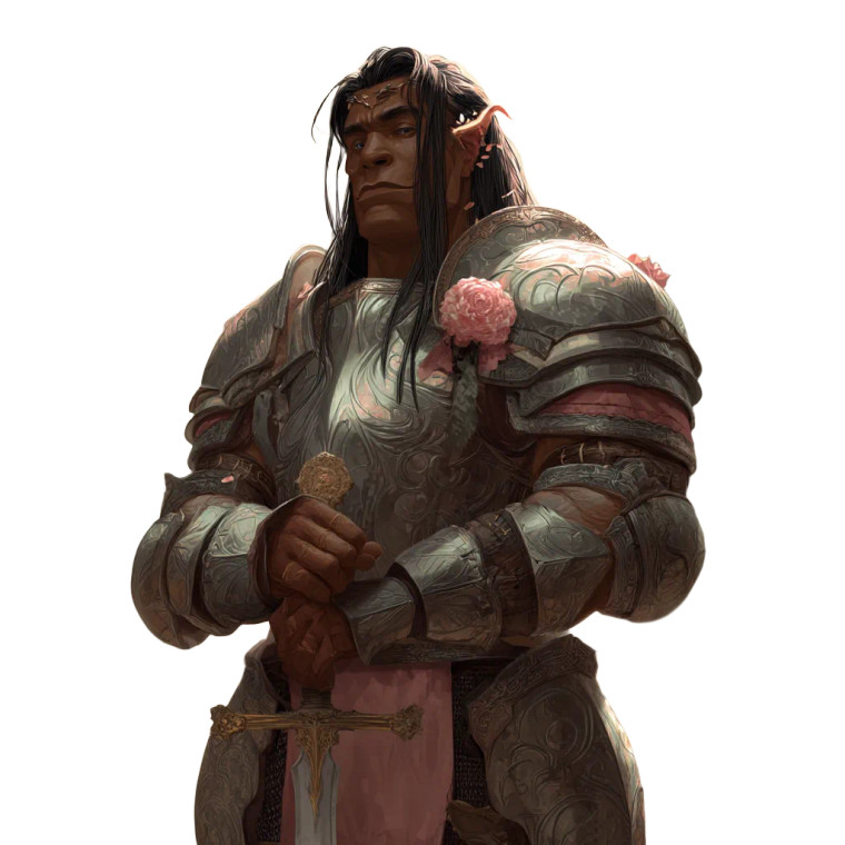 Orc Cleric Paladin Vinyl Car Decal Sticker – Waterproof & UV-Resistant 8"