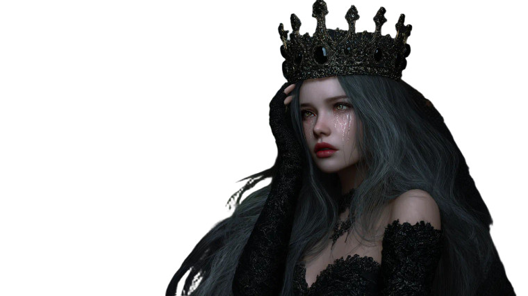 Gothic Princess & Hulk Vinyl Car Decal Sticker – Waterproof & UV-Resistant 8"