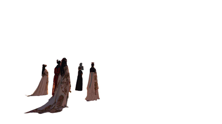 Serene Chinese Square Vinyl Car Decal Sticker – Waterproof & UV-Resistant 8"