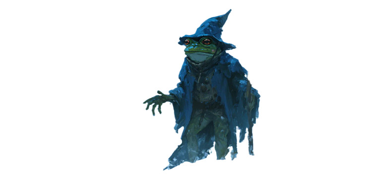 Wizard Pepe Frog V2 Vinyl Car Decal Sticker – Waterproof & UV-Resistant 8"