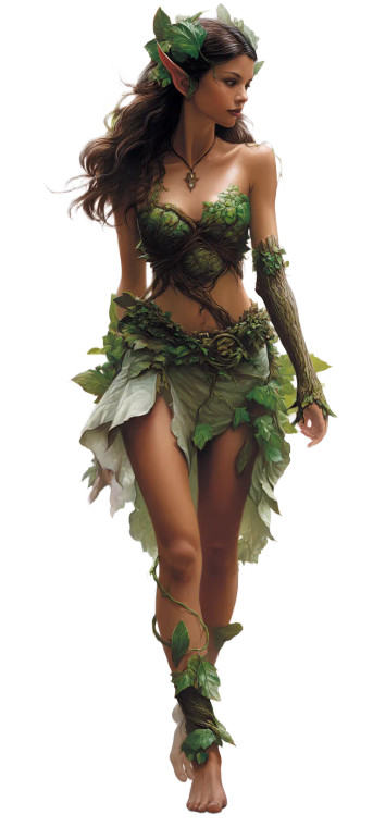 Teen Dryad Vinyl Car Decal Sticker – Waterproof & UV-Resistant 8"