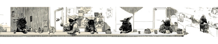 Goblins At Dunkin' Vinyl Car Decal Sticker – Waterproof & UV-Resistant 8"