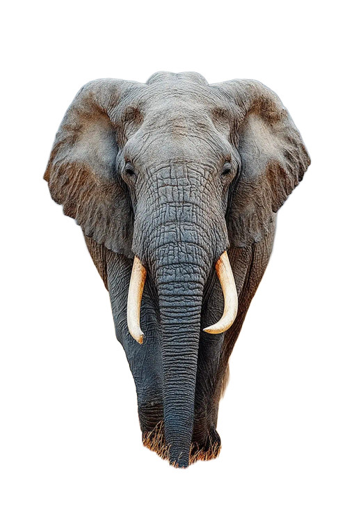 African Elephant Sunset Vinyl Car Decal Sticker – Waterproof & UV-Resistant 8"