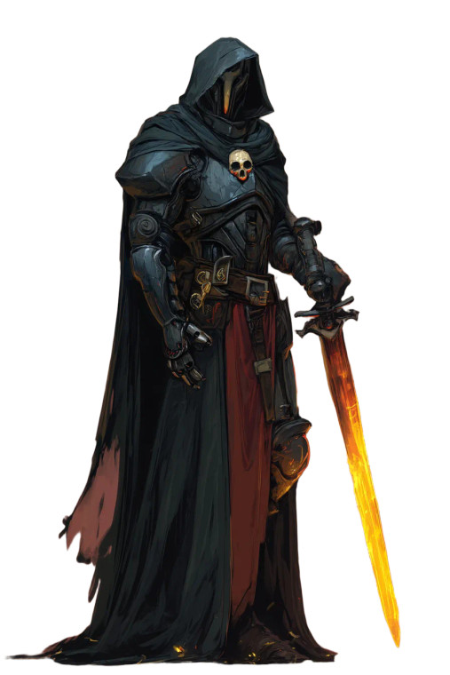 Dark Fantasy Warrior V49 Vinyl Car Decal Sticker – Waterproof & UV-Resistant 8"