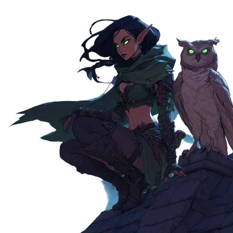 Arcane Trickster Elf Vinyl Car Decal Sticker – Waterproof & UV-Resistant 8"