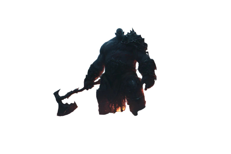 Giant Orc Warrior Vinyl Car Decal Sticker – Waterproof & UV-Resistant 8"