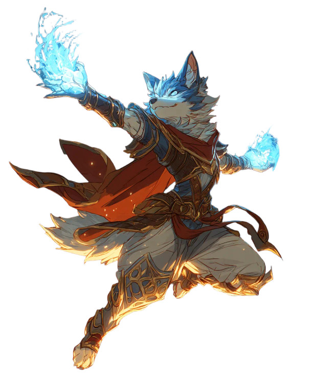 Anthropomorphic Wolf Warrior Vinyl Car Decal Sticker – Waterproof & UV-Resistant 8"