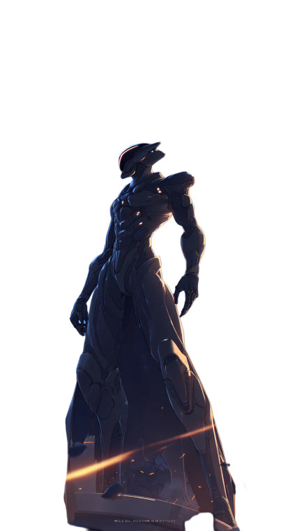 Futuristic Cyber Warrior V4 Vinyl Car Decal Sticker – Waterproof & UV-Resistant 8"