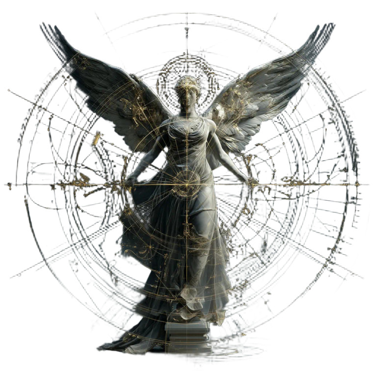 Angel Of Matrix Vinyl Car Decal Sticker – Waterproof & UV-Resistant 8"
