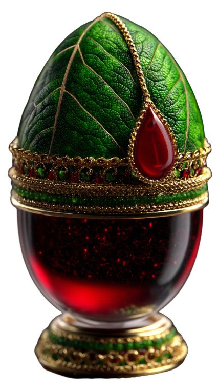 Magical Fabergé Egg Vinyl Car Decal Sticker – Waterproof & UV-Resistant 8"