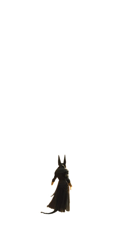 Anubis Divine Power Vinyl Car Decal Sticker – Waterproof & UV-Resistant 8"