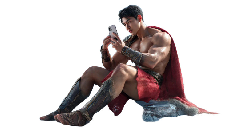 Ancient Tech Selfie Vinyl Car Decal Sticker – Waterproof & UV-Resistant 8"