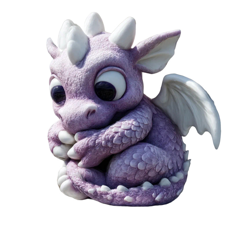 Marble Statue With Dragon Vinyl Car Decal Sticker – Waterproof & UV-Resistant 8"