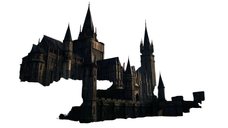 Gothic Castle V2 Vinyl Car Decal Sticker – Waterproof & UV-Resistant 8"