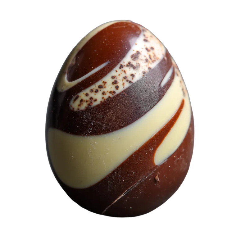 Chocolate Easter Egg Vinyl Car Decal Sticker – Waterproof & UV-Resistant 8"