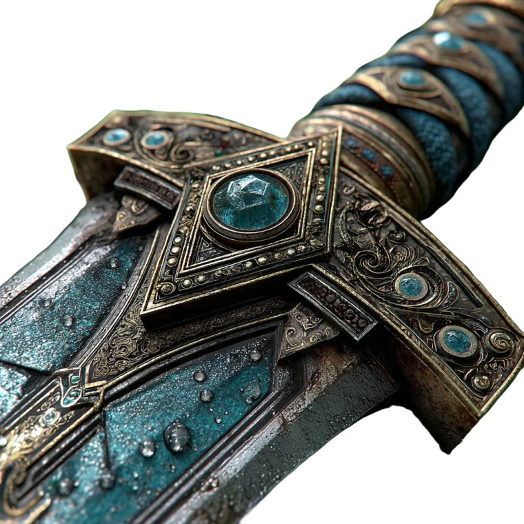 Ancient Spirit Dagger Vinyl Car Decal Sticker – Waterproof & UV-Resistant 8"