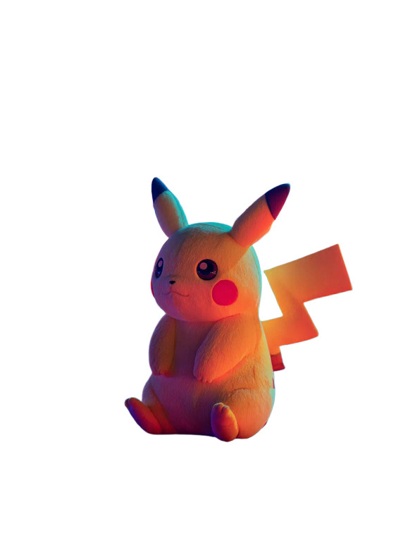 Pikachu Blue Moment Vinyl Car Decal Sticker – Waterproof & UV-Resistant 8"