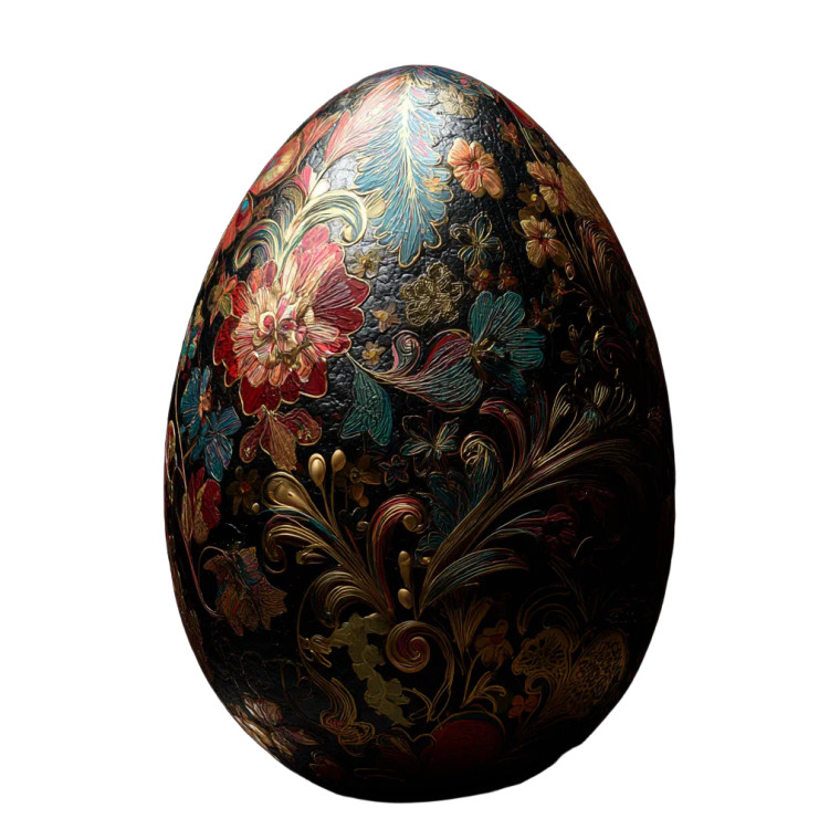 Glossy Easter Egg V2 Vinyl Car Decal Sticker – Waterproof & UV-Resistant 8"