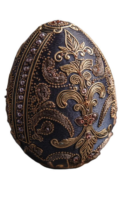 Golden Easter Egg Vinyl Car Decal Sticker – Waterproof & UV-Resistant 8"