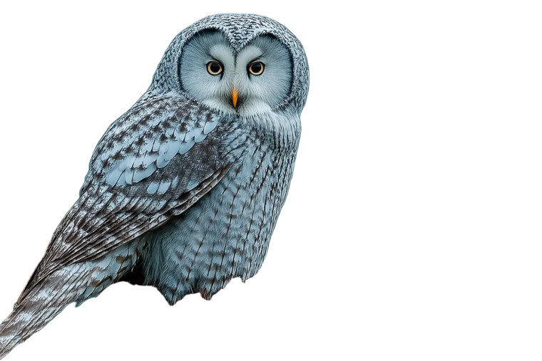 Majestic Moonlit Owl V3 Vinyl Car Decal Sticker – Waterproof & UV-Resistant 8"