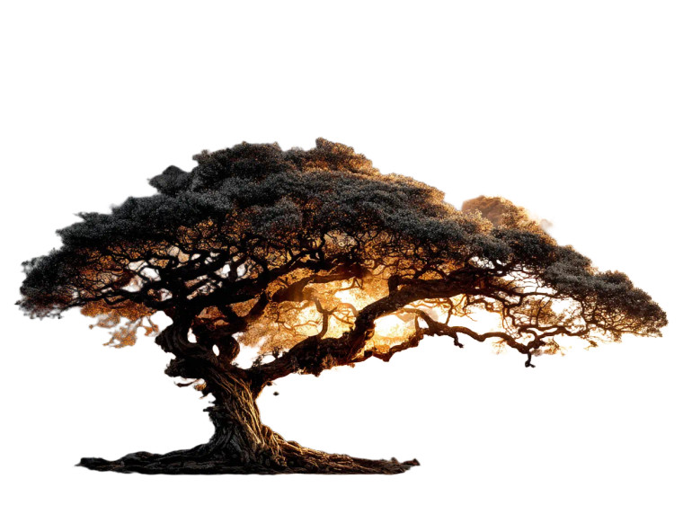 Beautiful Tree Vinyl Car Decal Sticker – Waterproof & UV-Resistant 8"