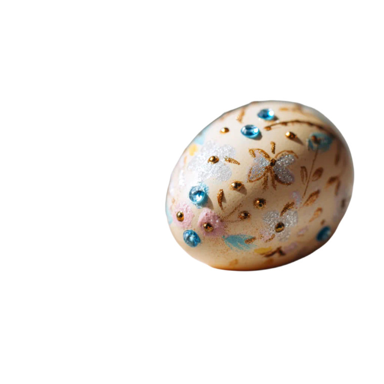 Decorated Easter Egg V2 Vinyl Car Decal Sticker – Waterproof & UV-Resistant 8"