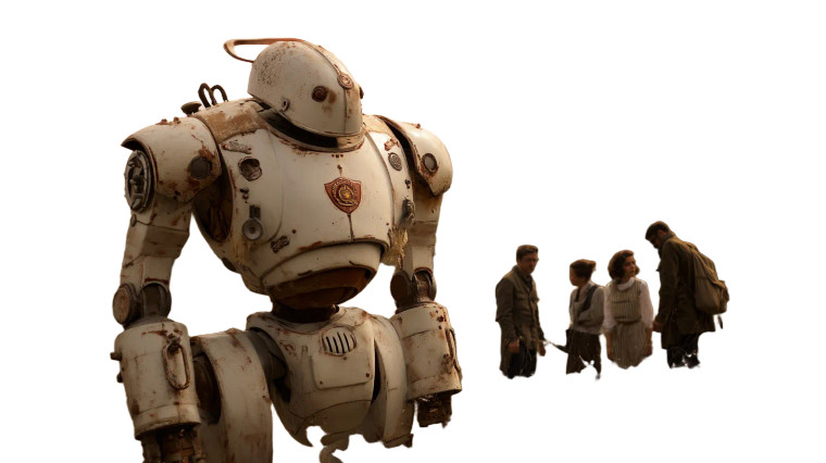 Soviet Robot Resistance Vinyl Car Decal Sticker – Waterproof & UV-Resistant 8"