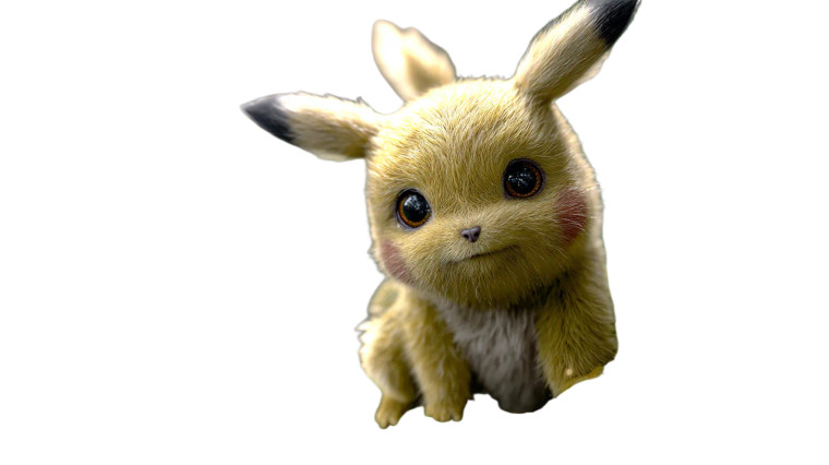 Realistic Pikachu Perched Vinyl Car Decal Sticker – Waterproof & UV-Resistant 8"