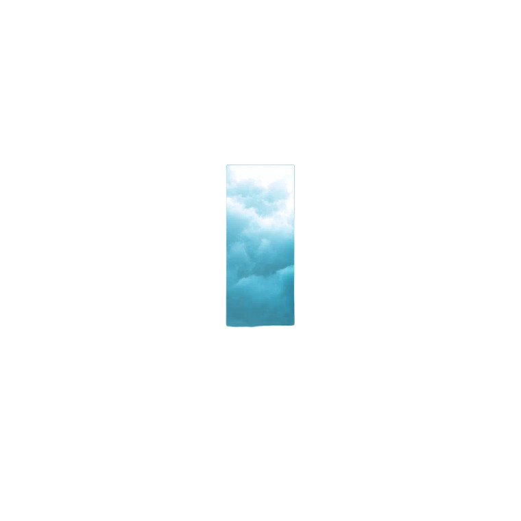 Rectangle Space Portal Vinyl Car Decal Sticker – Waterproof & UV-Resistant 8"