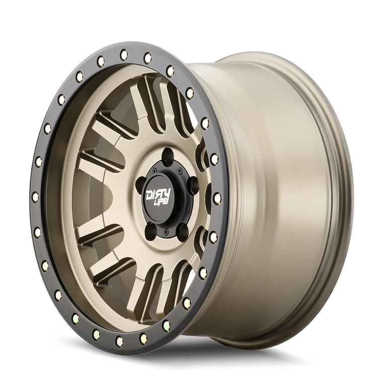 Elevate Your Off-Road Style | Canyon Pro 9309 Wheels | Satin Gold & Black | 17x9 | -12 Offset | TPMS Compatible