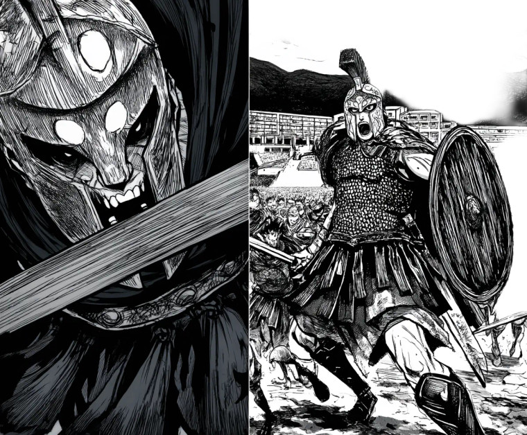 Greek God Vs Titan Vinyl Car Decal Sticker – Waterproof & UV-Resistant 8"