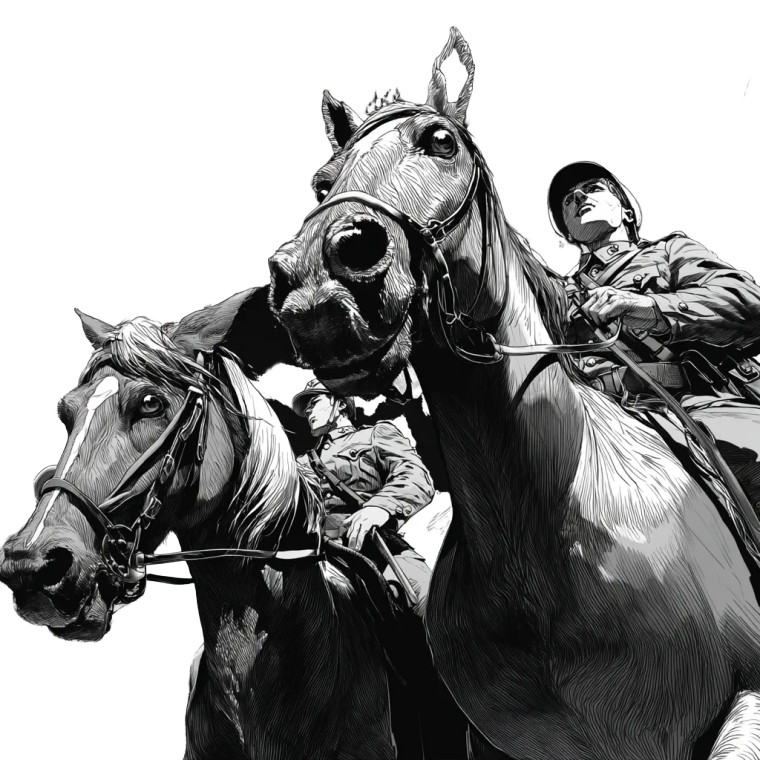 Ussr Cavalry 1940 Vinyl Car Decal Sticker – Waterproof & UV-Resistant 8"