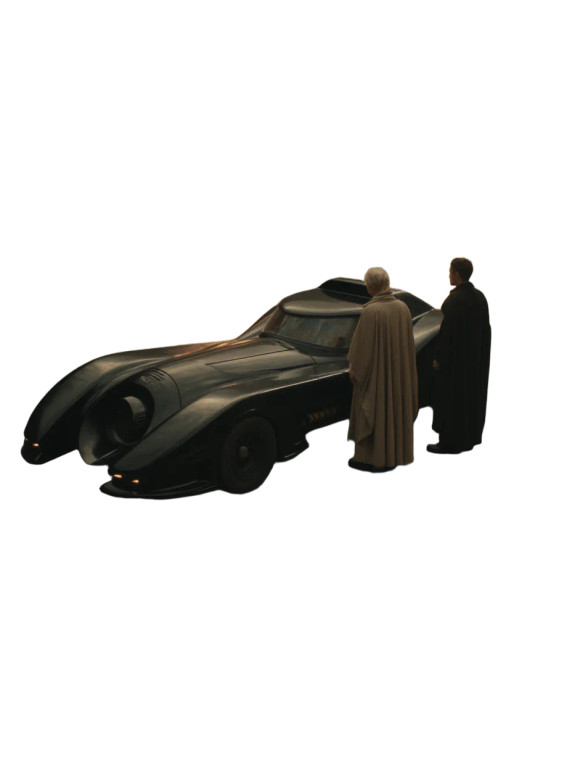 Batmobile At Temple Vinyl Car Decal Sticker – Waterproof & UV-Resistant 8"