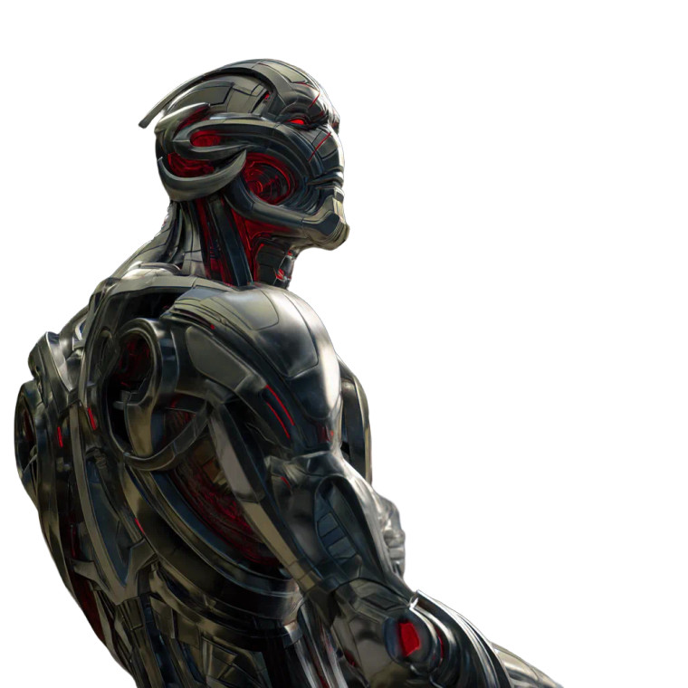 Ultron Pondering Vinyl Car Decal Sticker – Waterproof & UV-Resistant 8"
